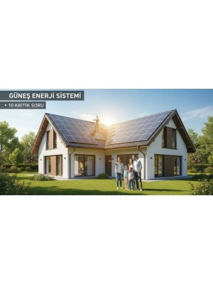 Güneş enerji sistemi 10 kritik soru