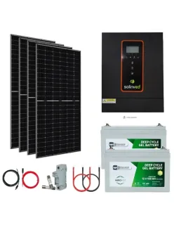 Solinved 1.6 kW Jel Akülü Hazır Solar Paket 