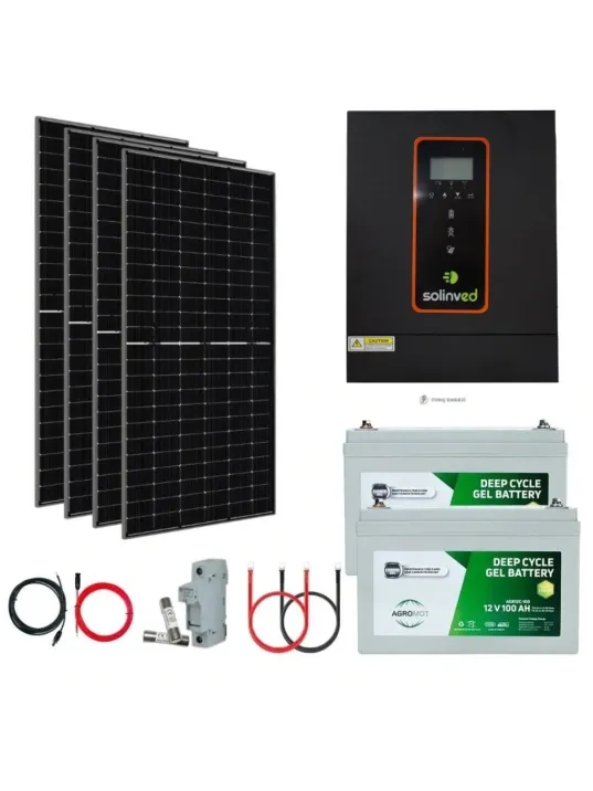 Solinved 1.6 kW Jel Akülü Hazır Solar Paket 