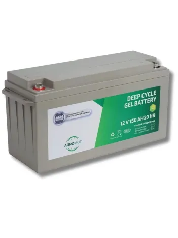 Agromot 12V 150Ah Jel Akü - Nano Carbon Deep Cycle