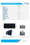 Tommatech 110W Katlanabilir Güneş Paneli - Monokristal Taşınabilir Solar Şarj Kiti- Rka Enerji